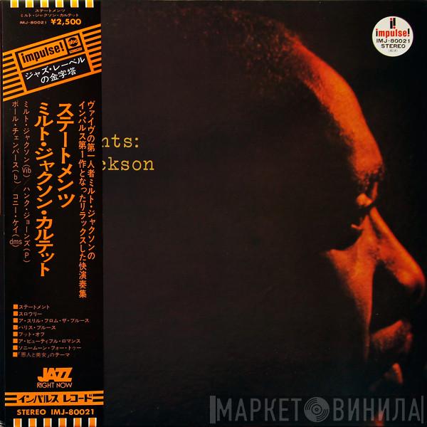  The Milt Jackson Quartet  - Statements