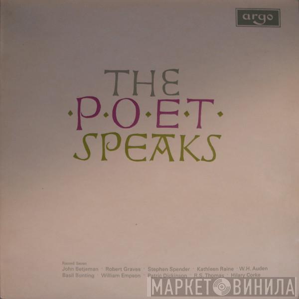  - The Poet Speaks (Record Seven)