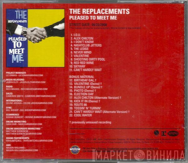  The Replacements  - Pleased To Meet Me