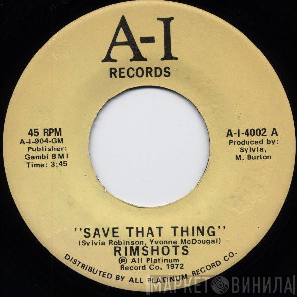 The Rimshots - Save That Thing / Concerto In F