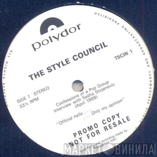 The Style Council - Confessions Of A Pop Group - Interview With Sasha Stojanovic (April 1988)