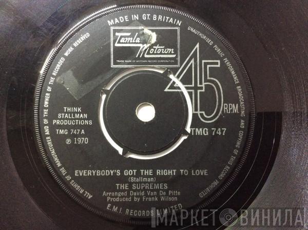 The Supremes - Everybody's Got The Right To Love / But I Love You More