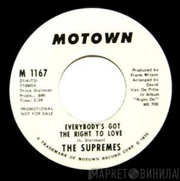 The Supremes - Everybody's Got The Right To Love