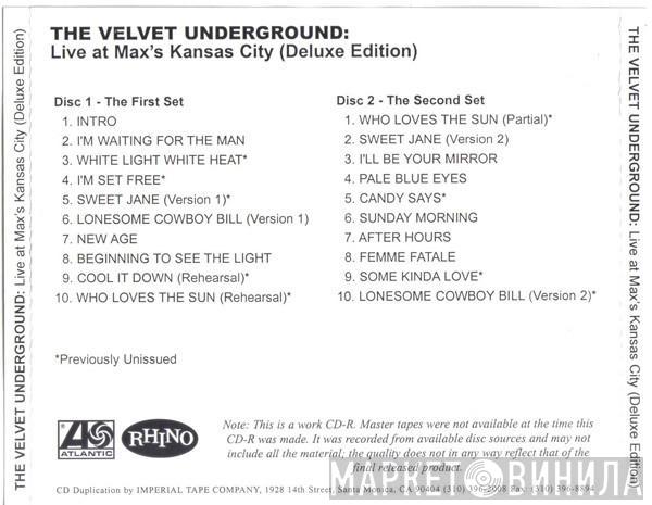  The Velvet Underground  - Live At Max's Kansas City (Deluxe Edition)
