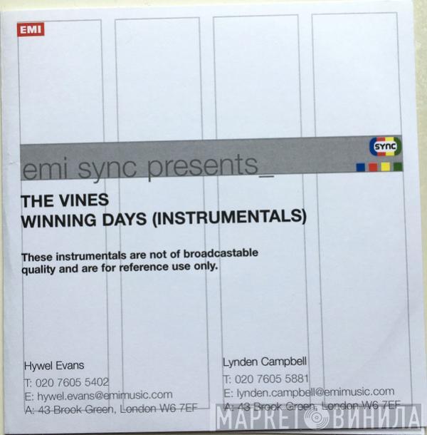  The Vines  - Winning Days (Instrumentals)