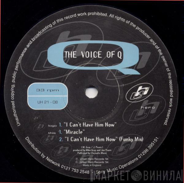 The Voice Of Q - I Can't Have Him Now / Miracle