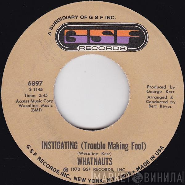  The Whatnauts  - Instigating (Trouble Making Fool) / I Can't Stand To See You Cry