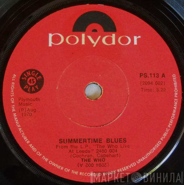  The Who  - Summertime Blues / Heaven And Hell