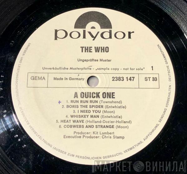  The Who  - A Quick One