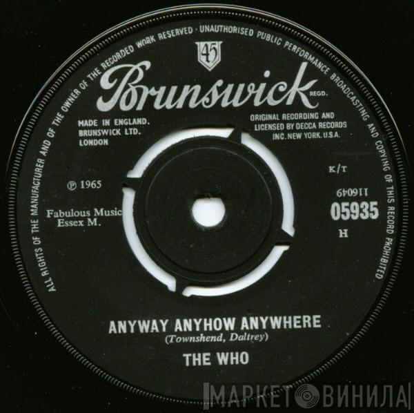 The Who - Anyway Anyhow Anywhere