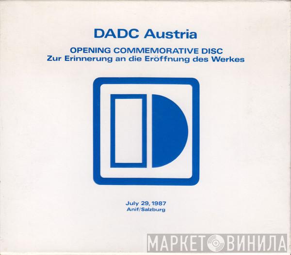 , Thomas Alva Edison , Robert Schumann  Franz Schubert  - DADC Austria - Opening Commemorative Disc