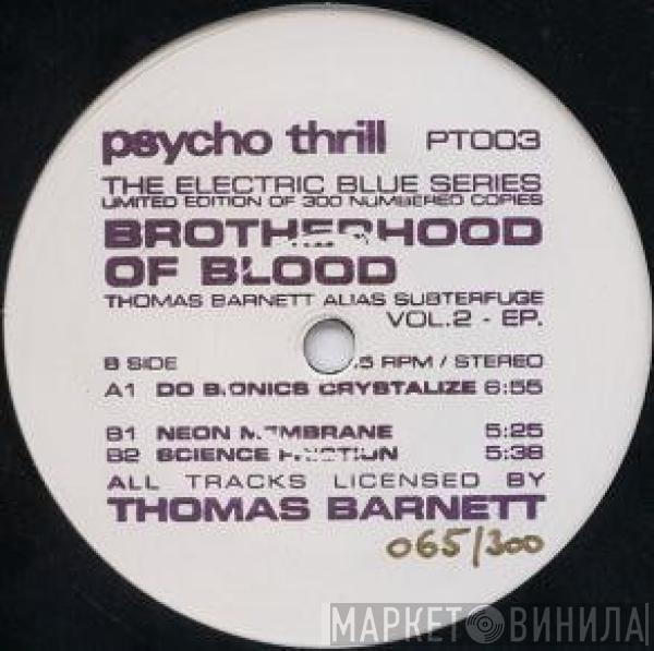 Thomas Barnett, Subterfuge - Brotherhood Of Blood Vol. 2