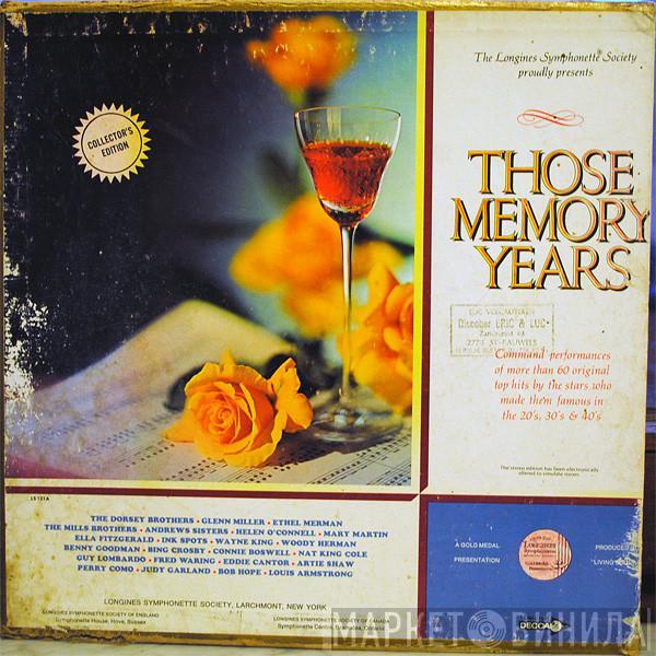  - Those Memory Years
