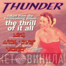 Thunder  - The Thrill Of It All Sampler