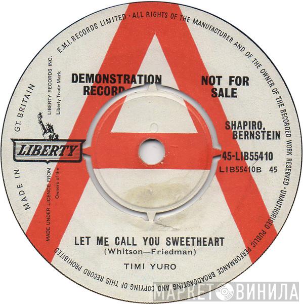 Timi Yuro - Let Me Call You Sweetheart