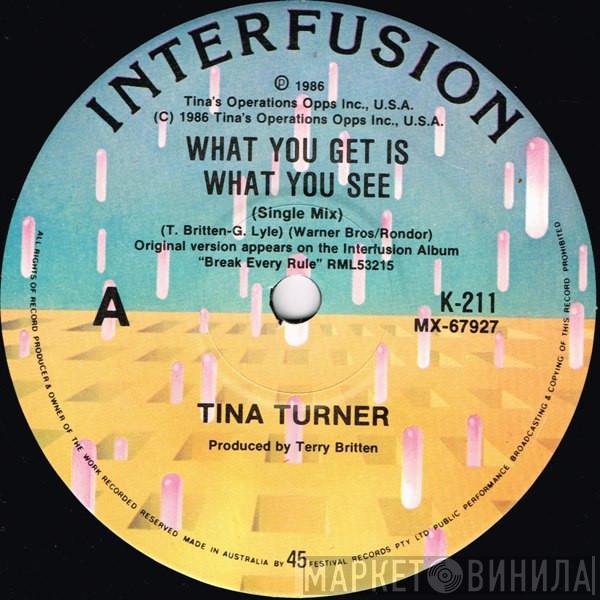 Tina Turner - What You Get Is What You See (Single Mix)
