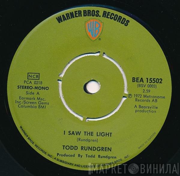  Todd Rundgren  - I Saw The Light