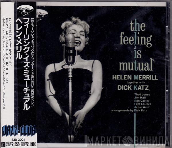 Together With Helen Merrill  Dick Katz  - The Feeling Is Mutual