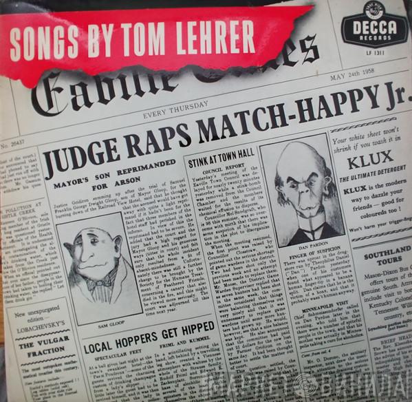  Tom Lehrer  - Songs By Tom Lehrer