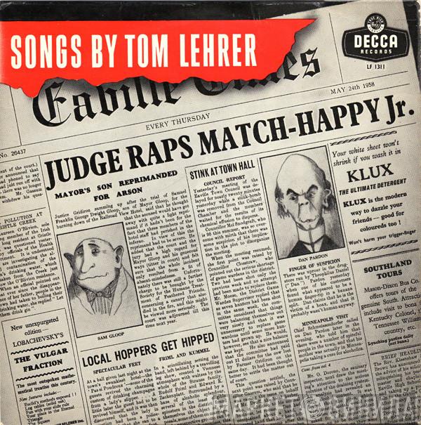  Tom Lehrer  - Songs By Tom Lehrer