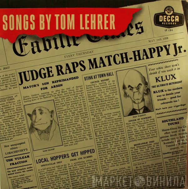  Tom Lehrer  - Songs By Tom Lehrer