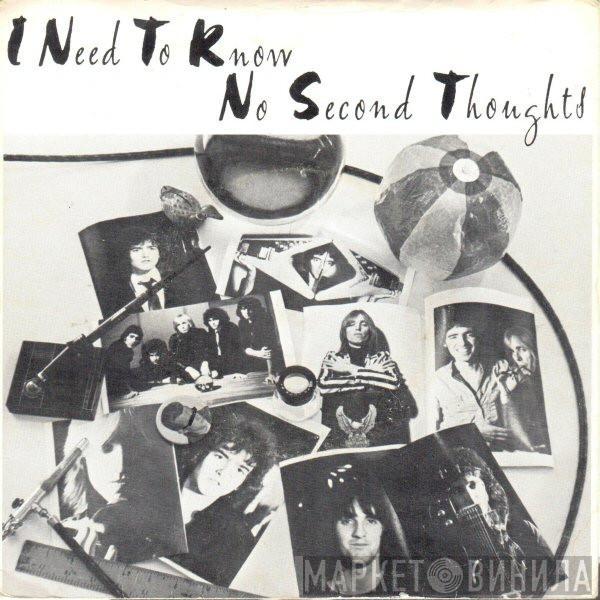 Tom Petty And The Heartbreakers - I Need To Know / No Second Thoughts