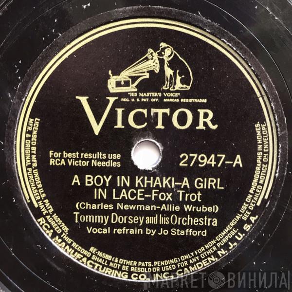  Tommy Dorsey And His Orchestra  - A Boy In Khaki-A Girl In Lace / In The Blue Of Evening
