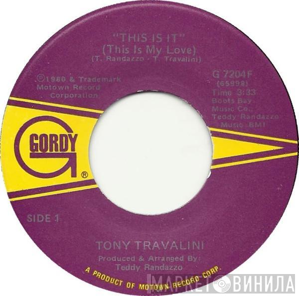 Tony Travalini - This Is It (This Is My Love)