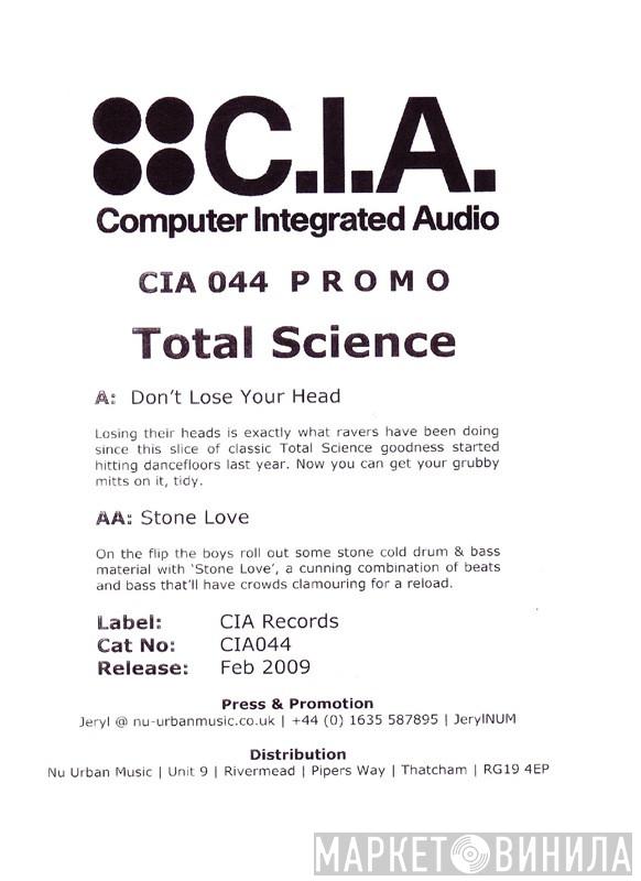 Total Science - Don't Lose Your Head / Stone Love