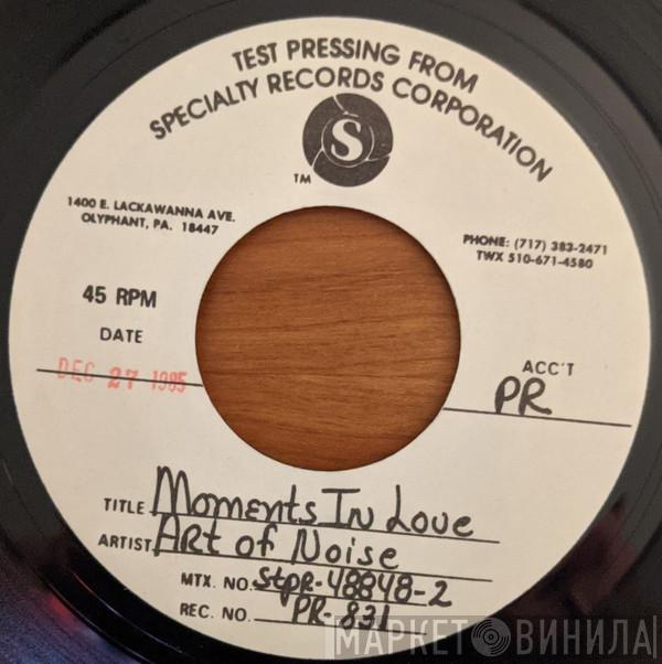 , Trevor Horn , With Paul Morley  The Art Of Noise  - Moments In Love
