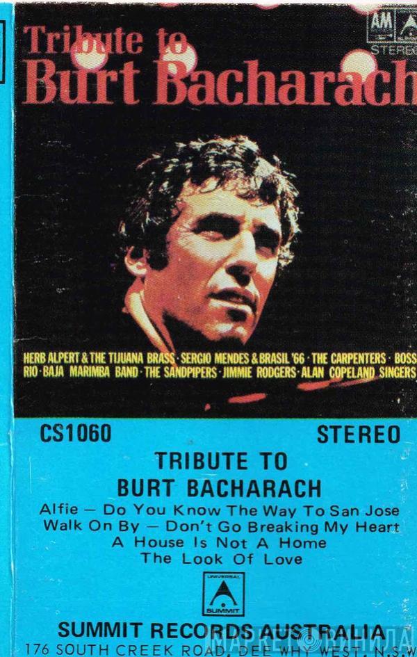  - Tribute To Burt Bacharach