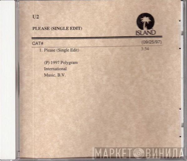  U2  - Please (Single Edit)