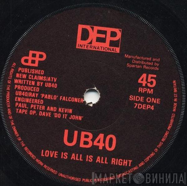 UB40 - Love Is All Is All Right