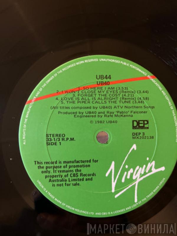  UB40  - UB44
