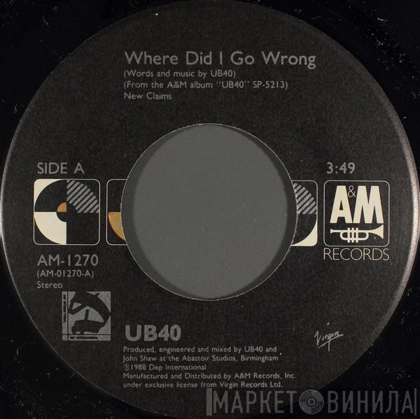  UB40  - Where Did I Go Wrong