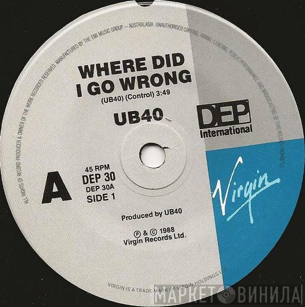  UB40  - Where Did I Go Wrong