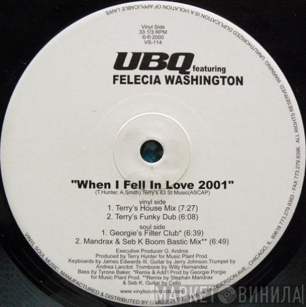 UBQ Project, Felica Washington - When I Fell In Love 2001