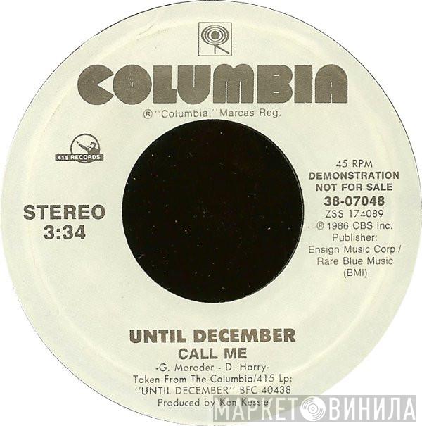 Until December - Call Me