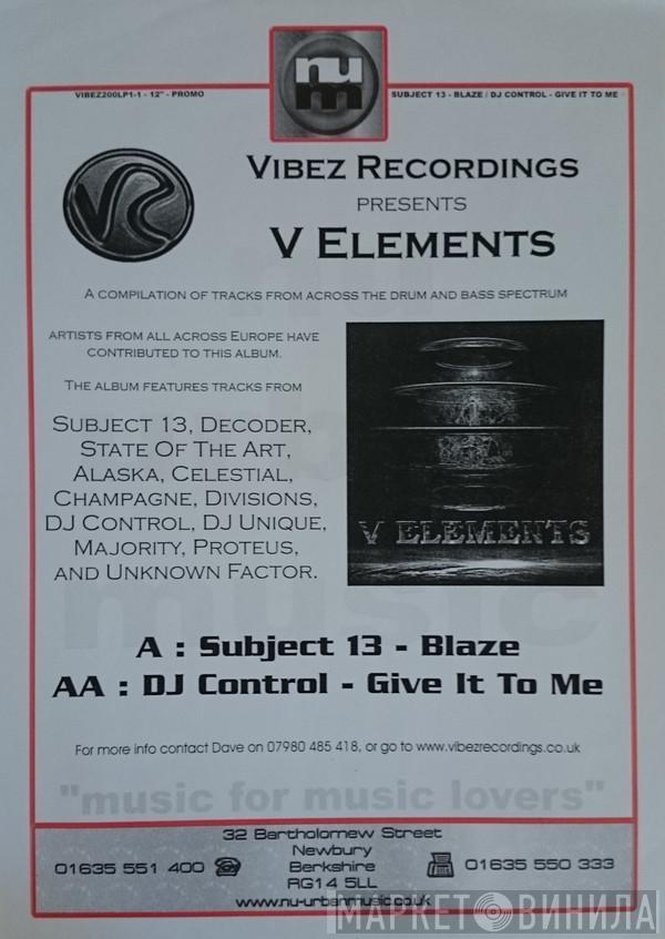  - V Elements -  Part 1