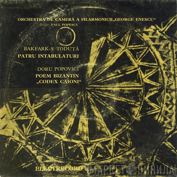 Valentin Bakfark, Sigismund Toduță, Doru Popovici - Patru Intabulaturi / Poem Bizantin, „Codex Caioni”