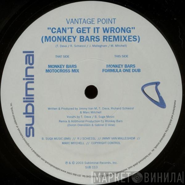 Vantage Point - Can't Get It Wrong (Monkey Bars Mixes)