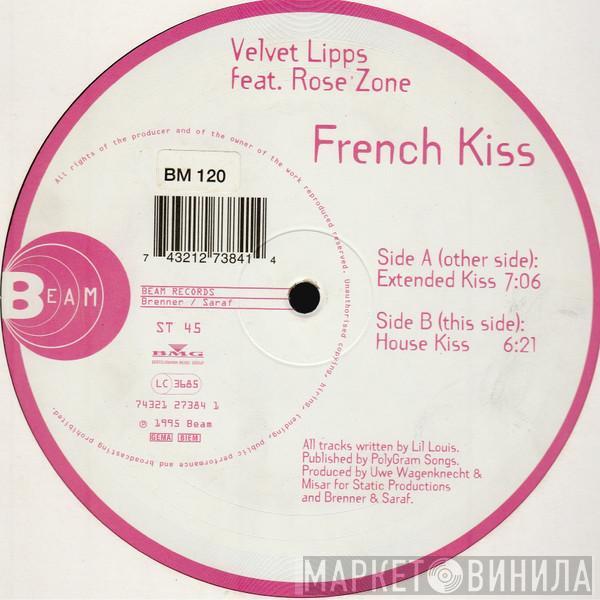 Velvet Lipps, Rose Zone - French Kiss