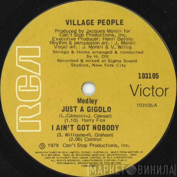 Village People - Just A Gigolo / I Ain't Got Nobody / Macho Man