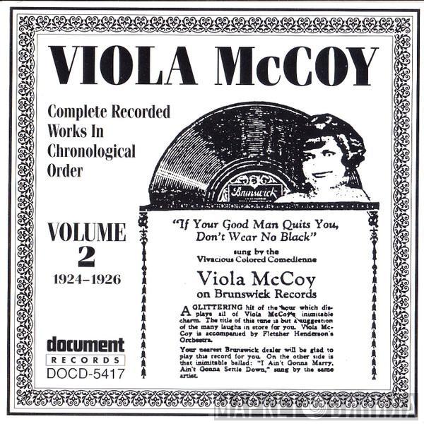 Viola McCoy - Complete Recorded Works In Chronological Order Volume 2 1924-1926