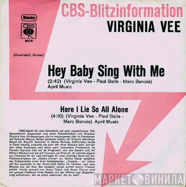 Virginia Vee - Hey Baby Sing With Me