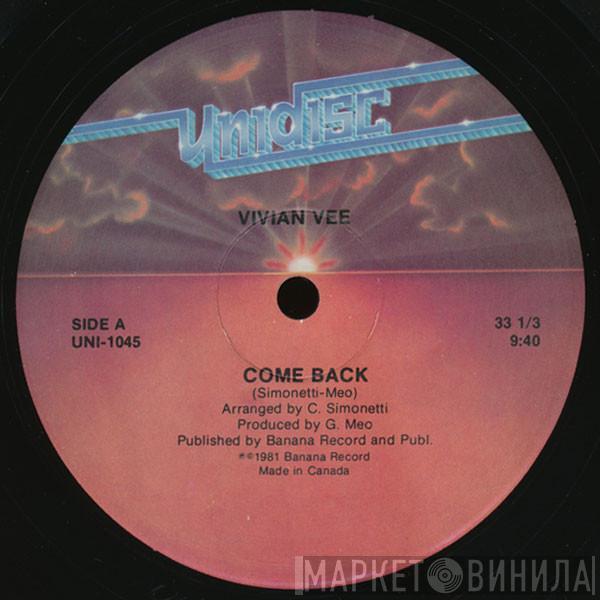 Vivien Vee - Come Back / Finally Alone