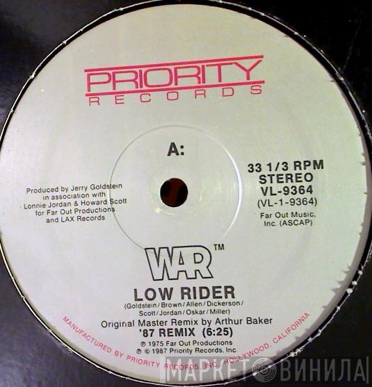  War  - Low Rider (Original Master Remixes By Arthur Baker)