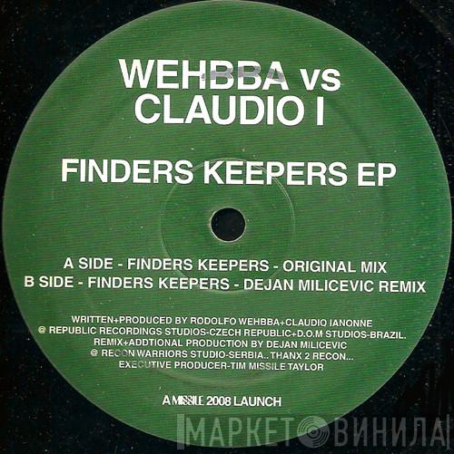 Wehbba, Claudio I - Finders Keepers EP