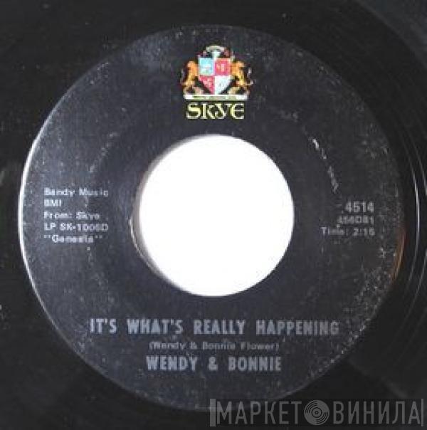 Wendy & Bonnie - The Paisley Window Pane / It's What's Really Happening
