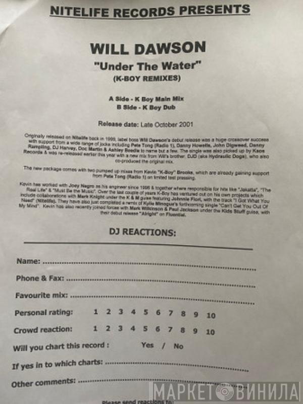 Will Dawson - Under The Water